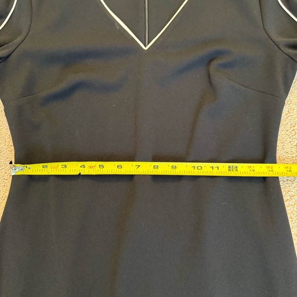 Calvin Klein Piped Bow-Sleeve Sheath Dress - Picture 9 of 13